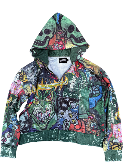 Gangermatic Zip Up Sky Pine Green