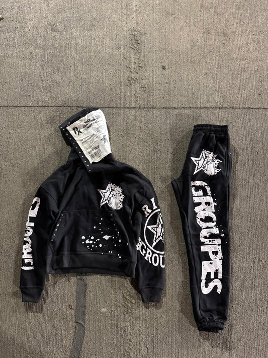 PRESCRIPTION JOGGING SUIT BLACK