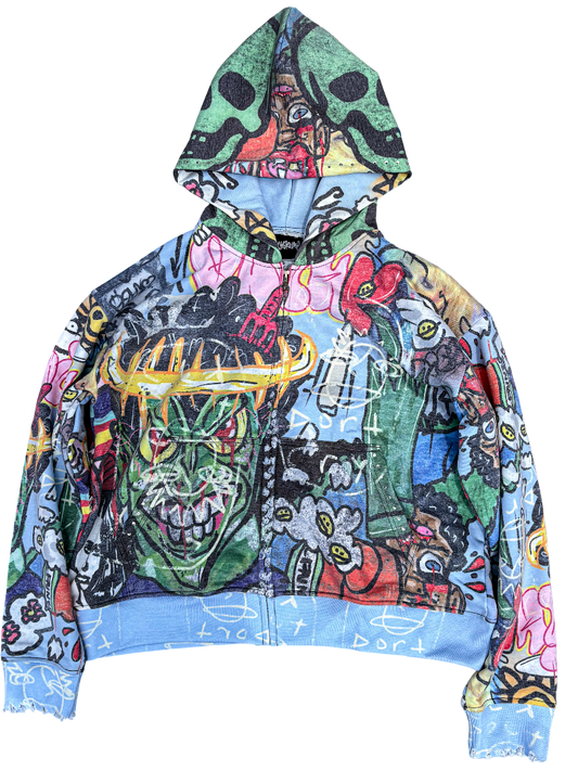 Gangermatic Zip Up Sky Blue
