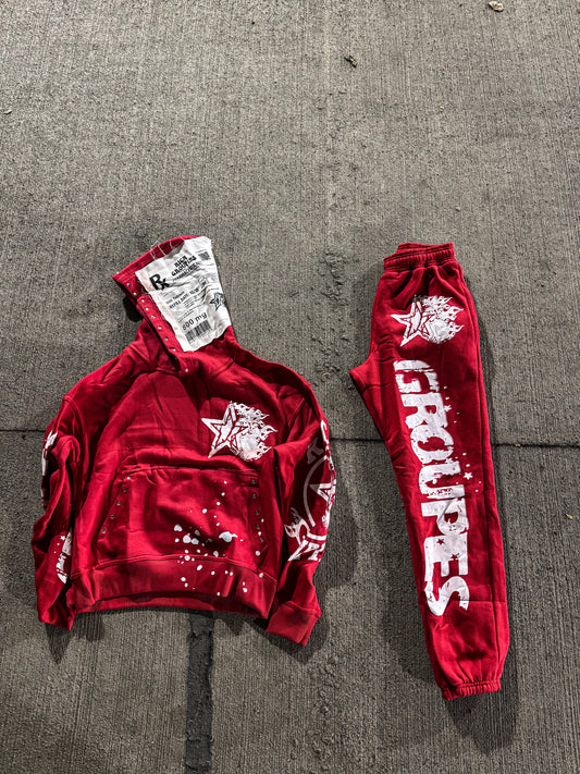 PRESCRIPTION JOGGING SUIT RED