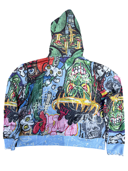 Gangermatic Zip Up Sky Blue